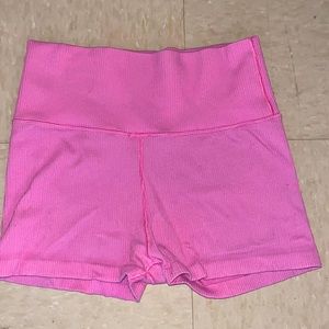 pink aerie lounging/workout shorts